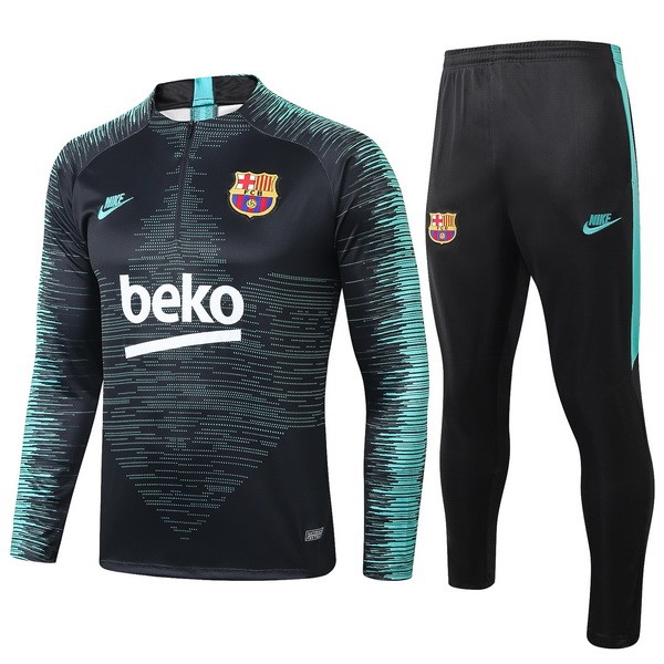 Chandal Barcelona 2019-2020 Negro Verde Blanco